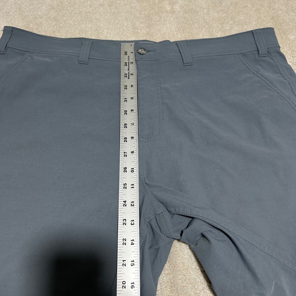 Eddie Bauer Travex Shorts Mens 40 10in Gray Performance Hiking Travel 0918 - Picture 6 of 9